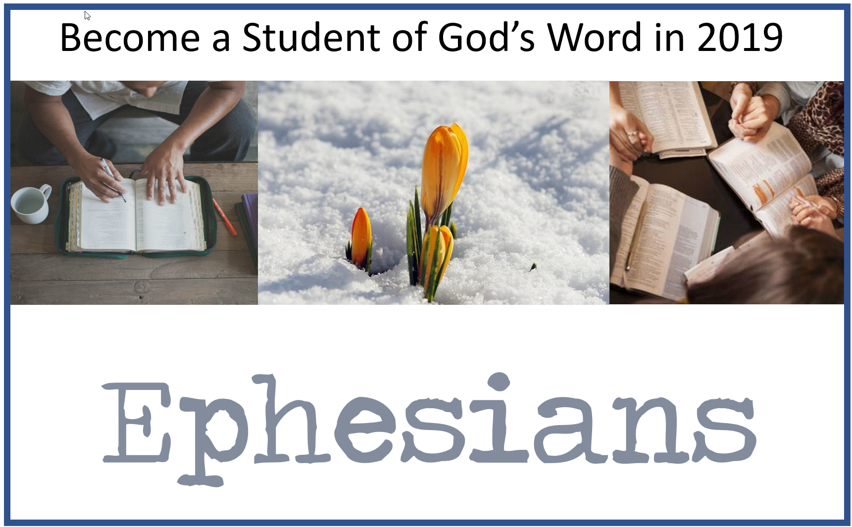 ephesians bible study class